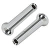 G-PLUS Cars Chrome Door Lock Knobs Pair IN6728Z