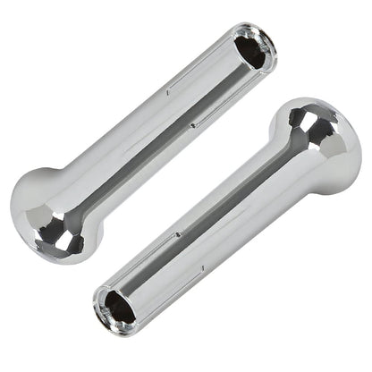 G-PLUS Cars Chrome Door Lock Knobs Pair IN6728Z