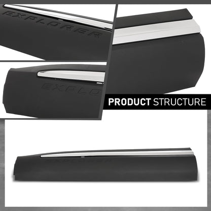 G-PLUS Front Left Lower Door Moulding Chrome Trim, Compatible with Ford Explorer 2020-2023, Driver Side
