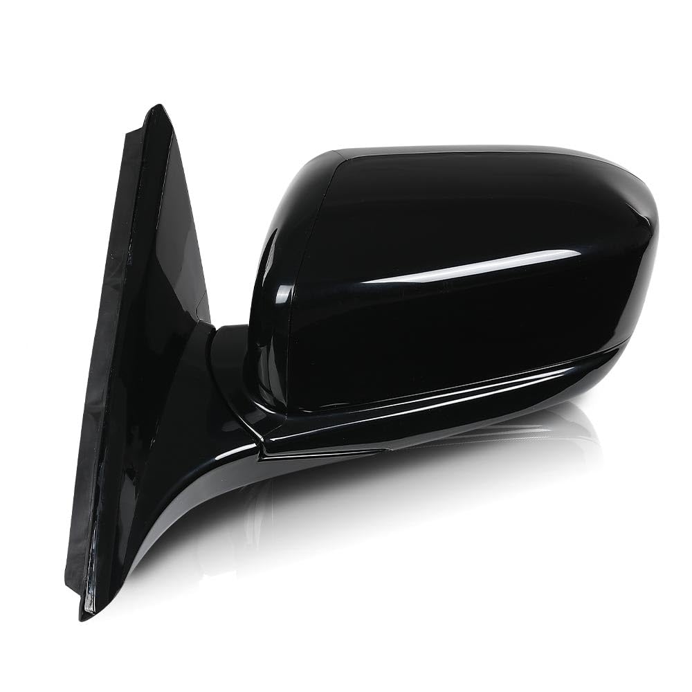 G-PLUS Power Mirror Left Driver Side Compatible with Honda Accord Sedan 4-Door 2003-2007 Manual Folding 3-Pin HO1320152 76250SDAA13ZA Glossy Black