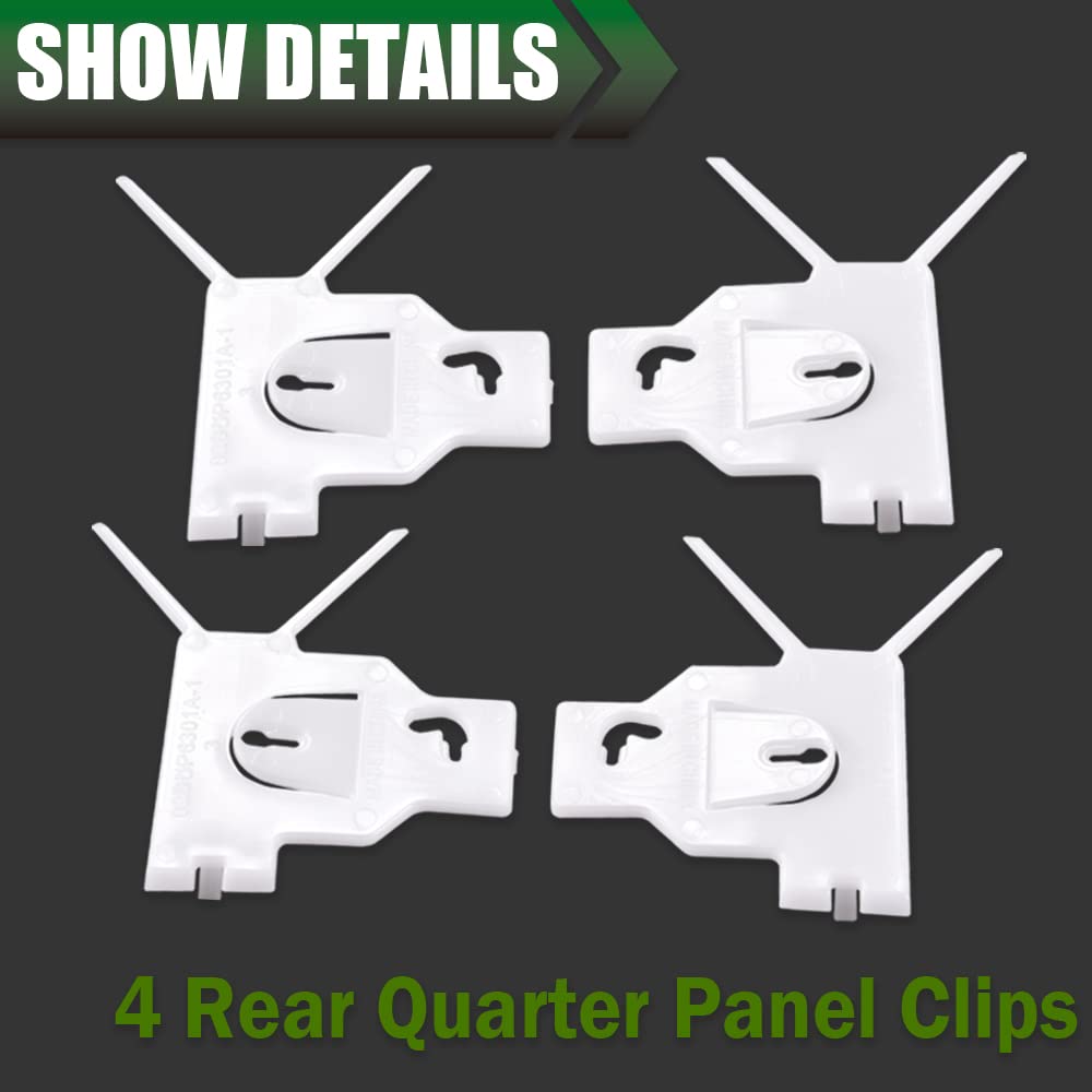 G-PLUS Lower Body Molding Trim Retainer Clips Compatible with 1981-1988 Oldsmobile Cutlass, Complete Lower Body Molding Clips Install Full Set 14 PCS