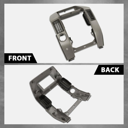 G-PLUS Front Center Dash Radio Vent Bezel Trim Compatible with Infiniti QX56 2004-2007 Grey