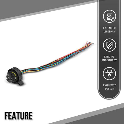 G-PLUS 16-Pin Transmission Connector Plug Harness Fit Audi A4 Allroad Quattro / A5 / S5 2010-2016 420973716 Black