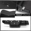 G-PLUS Bumper Bracket Front Left & Right Upper Stiffener Compatible with Cadillac SRX (submodel: Base, Luxury, Performance, Premium) 2010-2016 GM1043113, GM1042113, 22806471, 22806472 Black