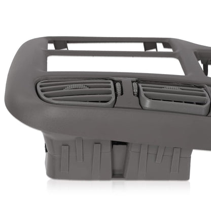 G-PLUS Dash Trim Bezel Cover Compatible with Chevy Blazer S10 GMC Jimmy S15 Sonoma 1998-2004 (Not Fit Double Din) Light Gray