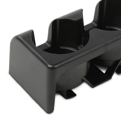 G-PLUS Bench Seat Dual Cup Holder Center Console Insert Double Storage Compatible with Chevy Colorado GMC Canyon 2004-2012 19256630 89039574 89039575 19121876