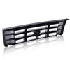 G-PLUS Front Grille Grill Compatible with 1992-1996 Bronco/1992-1997 Ford F150 F250 F350 Platinum Chrome w/Emblem Truck Replacement, Gloss Black FO1200173 FO2512130 FO2513131