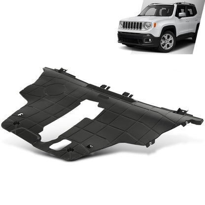 G-PLUS Lower Engine Splash Shield Under Guard Cover Compatible with Fiat 500X 2016-2018, Fit Jeep Renegade 2015-2018 CH1228133, 68420672AA, 68248089AA Black
