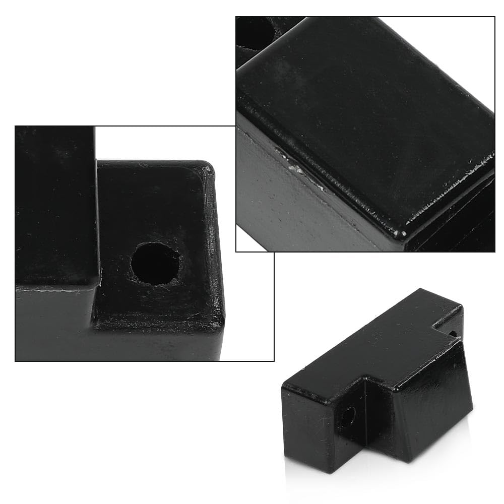 G-PLUS Black Hood Bumper Set Compatible with Hummer Humvee Replaces Factory #1233888, 12338896
