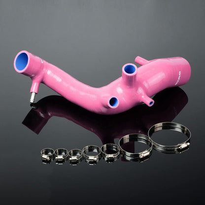 G-PLUS Silicone Induction Intakepipe Hose Kit Clamps Compatible With VW MK4 1J Beetle/Golf GTI,Pink