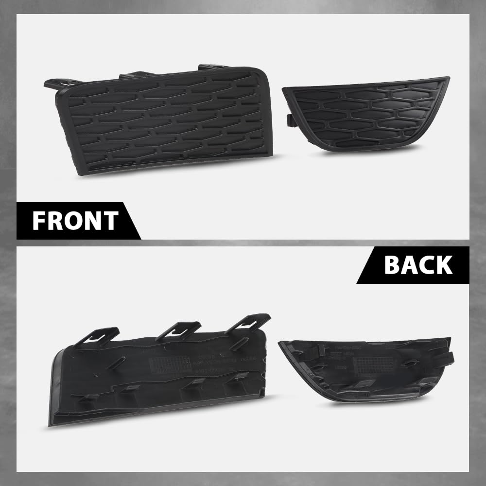 G-PLUS Right Front Fog Light Cover Bezel Lamp Compatible with Land Range Rover Evoque 2011-2015