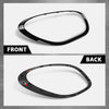 G-PLUS Headlight Bezels Set Compatible with 2011-2016 Mini Cooper Countryman Driver & Passenger Side Left&Right 51139812899, 51139812900, MC2506102, MC2507102 Glossy Black