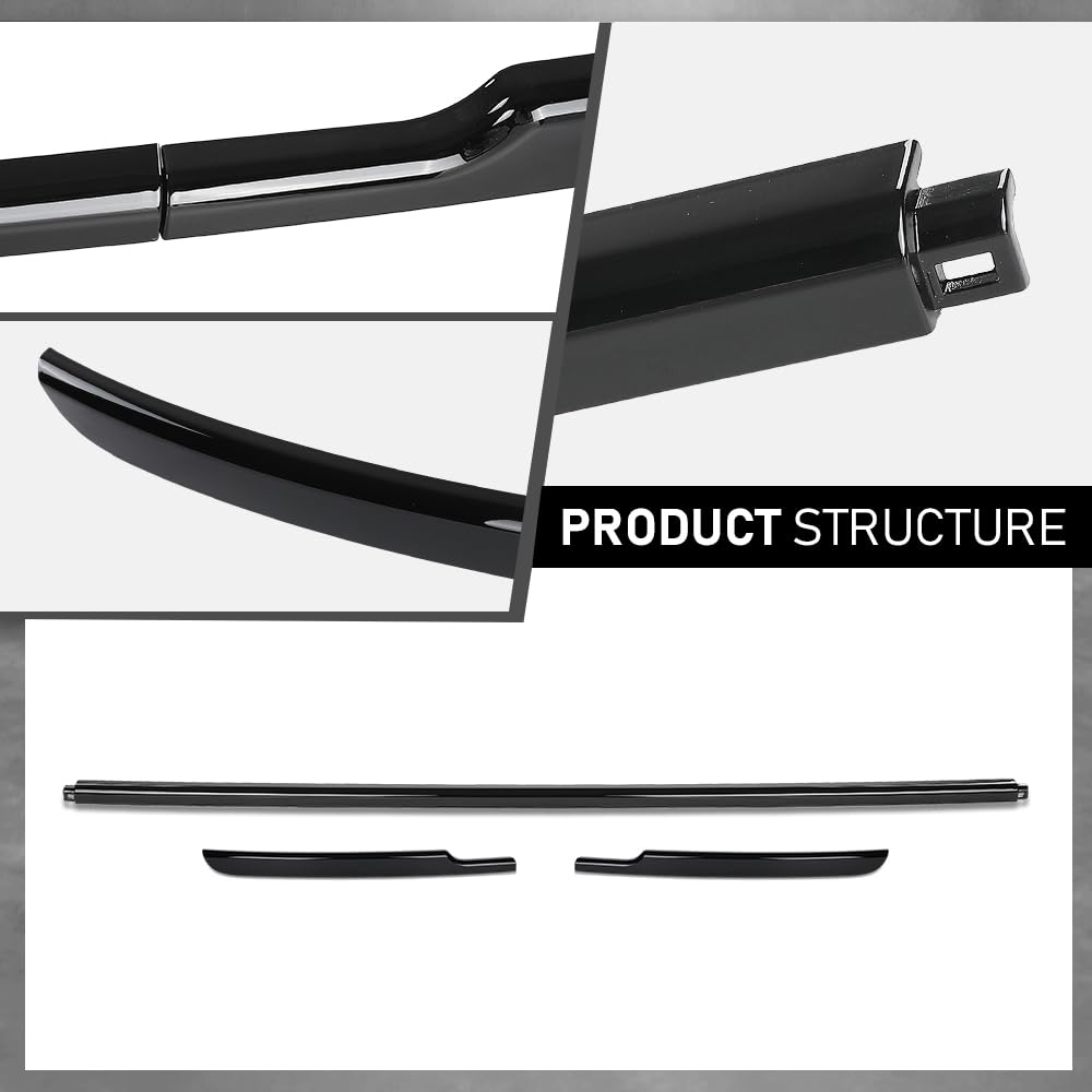 G-PLUS Front Bumper Lower Insert Trim Molding Compatible with Land Rover Range Rover 2013-2017 LR038735 Black