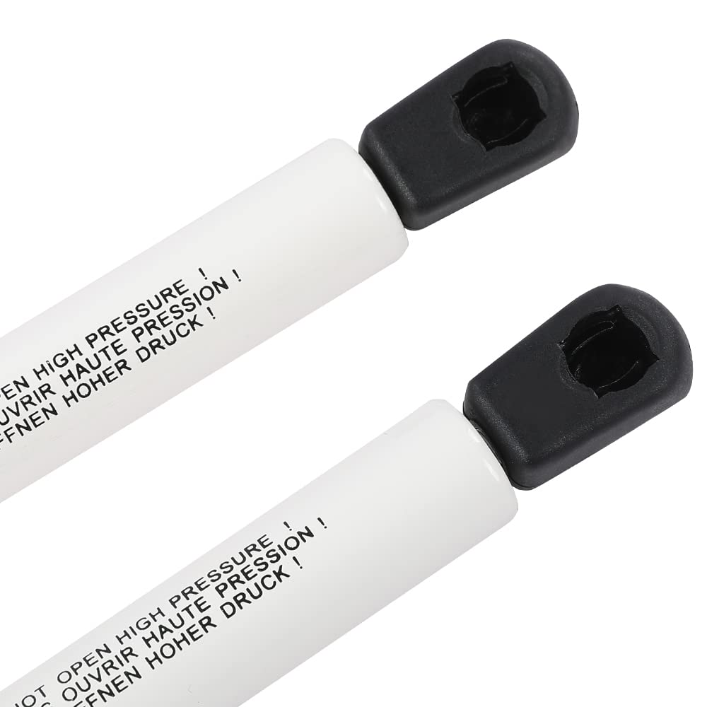 G-PLUS Racing Hood Lift Strut Damper Shock Set- Complete Kit White Compatible with Ford Mustang 15-21