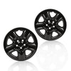 G-PLUS Wheel Skins Hub Caps Full Rim Covers 17" Compatible with 2006-2012 Toyota RAV4,Auto Tire Replacement Exterior Chrome Wheels Cap Cover with 5 Spoke Black (2PC)