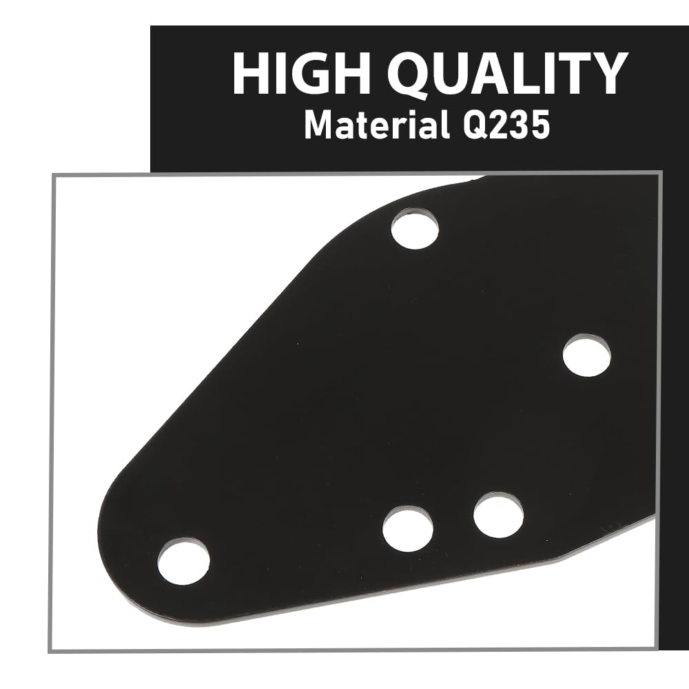 G-PLUS Front Bumper Steel Reinforce Mount Brackets Compatible with Jeep Cherokee XJ MJ 1984-2001