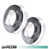 G-PLUS Front Wheel Center Cap Compatible with 94-08 4WD Van E150 E250 E350 F250 F350,Replacement Hub Cap Silver (2Pcs)