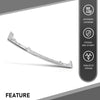 G-PLUS Rear Bumper Face Bar Chrome Trim Molding Step Pad Chrome Compatible with Jeep Grand Cherokee 2011-2021,Fit for Models With Type 1 Bumper Trim 6CG07SZ0AB CH1144100