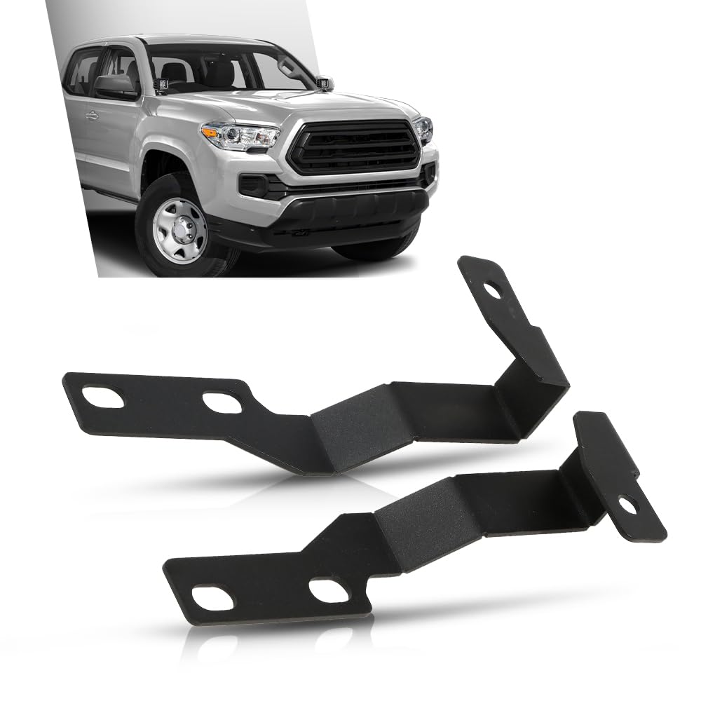 G-PLUS Upper Hood Ditch Cube LED Light Mount Brackets Compatible with Toyota Tacoma 2005-2015