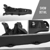 G-PLUS Left Driver Side Front Fender Mount Bracket Compatible with Volvo XC90 2016 2017 2018 2019 2020 2021 2022 2023 2024 31391777 Black