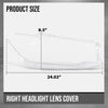 G-PLUS Headlight Lens Cover Compatible with BMW 5 Series G30 G31 G38 2017-2020 Fit BMW 520i 530i 540i 550i (xDrive) 2016-2019 Right Side 63117214961, 7214961 Front Headlamp Lens Cover Clear