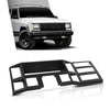 G-PLUS Dash Bezel Panel Surround Trim Compatible with Jeep Cherokee XJ 1984-1996 Black Dashboard
