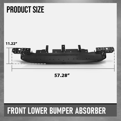 G-PLUS Front Lower Bumper Absorber Compatible with Toyota RAV4 TRD Off-Road 2020-2024, Fit Toyota RAV4 2019-2024 526180R050, TO1070233 Black