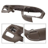 G-PLUS Dash Pad Bezel Compatible with Ford F150 1997-2003/Fit Ford Expedition 1997-2003 Dash Trim Bezel Replacement (Brown)