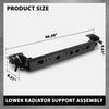 G-PLUS Radiator Support Assembly Lower Compatible with Cadillac SRX (submodel: Base, Luxury, Performance, Premium) 2010-2016 20939482, GM1225290 Black