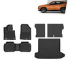 G-PLUS TPE Floor Mats Fit Hyundai Tucson 2022-2026 6 PCS Black