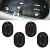 G-PLUS 4PCS Metal Trunk Floor Pan Drain Plug Plate Compatible with A-body/Chevelle/GTO/442/GS 1967-72,Camaro/Firebird 67-81 Fit for All GM Big Car & All GM from 67-77