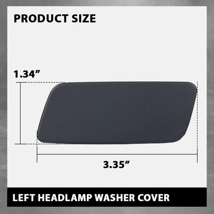 G-PLUS Front Headlight Washer Cover Powerwash Cap Cover Compatible with Range Rover 2013-2017 2Pcs