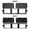 G-PLUS Front Bumper Lower Center Cover & Bumper Guards Pads End Caps Compatible With Ford F150 2018-2020 JL3Z17B968BB ABS