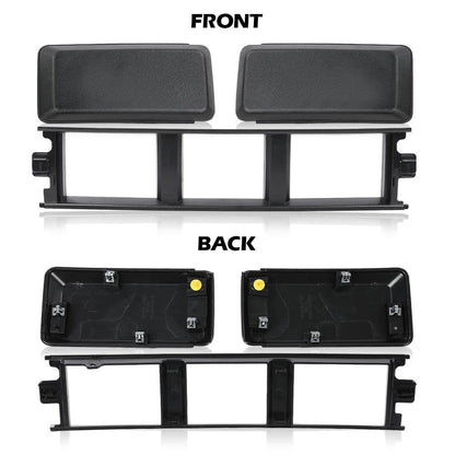G-PLUS Front Bumper Lower Grille Trim Panel Cover & Bumper Guards Pads End Caps Compatible with Ford F150 2018-2020 JL3Z17B968BB Black ABS Plastic