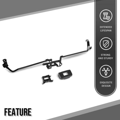 G-PLUS Cruise Control Distance Sensor Bracket & Cover Compatible with Honda Accord 2018 2019 2020 2021 36809-TVA-H01, 36804-TVA-H00 Black