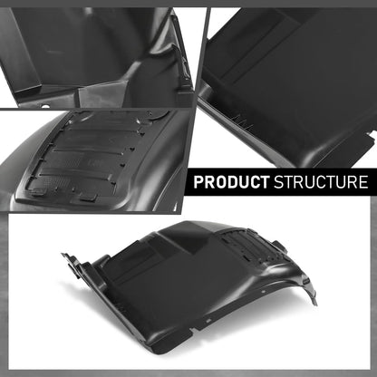 G-PLUS Fender Liner Splash Shield Front, Driver Side Front Section Compatible with BMW X1 xDrive28i 2012-2015,Fit BMW X1 (submodel: sDrive28i, xDrive35i) 2013-2015 51717290159, BM1248138
