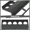 G-PLUS Center Gauge Radio Dash Bezel Trim Compatible with Jeep Wrangler YJ 1987-1995 Gray