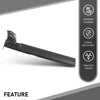G-PLUS Rear Door Finish Molding Moulding RH Right Side Compatible with LR3 Discovery 3 2005-2009, Fit LR4 Discovery 4 2010-2016