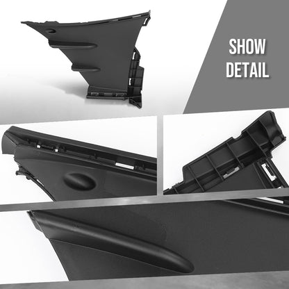 G-PLUS Front Left Side Lower Bumper Air Shield Compatible with Benz A220 & A35 AMG 2019 2020 2021 2022 With AMG Package 1778853803, MB1038211 Black