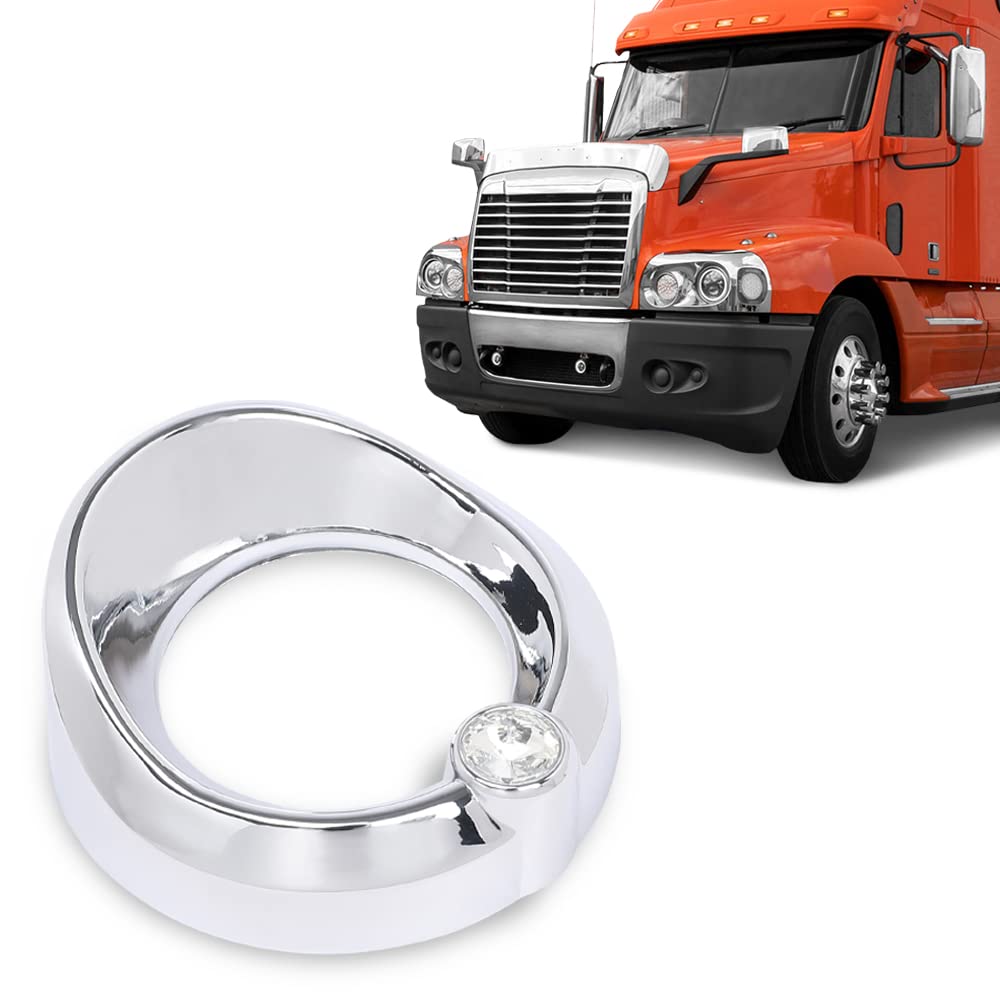 G-PLUS Gauge Cover Compatible with Older Freightliner Century White Jewel Visor