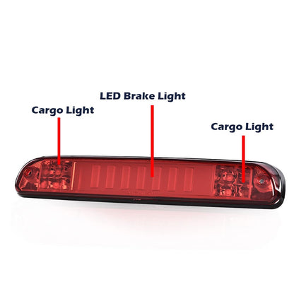 G-PLUS High Mount Stop Third Type I Brake Tail Light Compatible with 1993-2011 Ranger 1999-2016 F250 F350 F450 F550 Super Duty 1995-2003 Mazda B2300 B2500 B3000 B4000 CC3Z13A613B