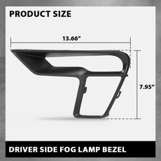 G-PLUS Front Left Fog Light Cover Bezel Compatible with Ford Explorer 2018-2019 JB5Z17E811BA Close-up View