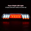 G-PLUS Rear LED Third Brake Light Compatible With Chevy Silverado/GMC Sierra1500/2500HD/3500 2014 2015 2016 2017 2018,3RD Cargo Led Tail Lamps Red Smoky lens Chrome Housing