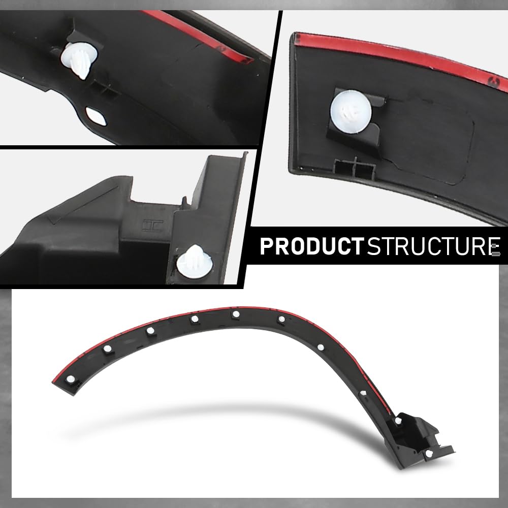 G-PLUS Front Right Fender Flare Compatible with Subaru Forester 2019 2020 2021 Wheel Arch Molding 91112SJ200, SU1291102