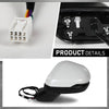 G-PLUS Power Heated Mirror w/Turn Signal Left Driver Side Compatible with Honda CRV 2023-2024 Power Folding 76258-3B4-H11 76208-3B4-H11 White
