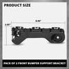 G-PLUS 2PCS Front Bumper Support Bracket, Compatible with Ford Edge 2011-2014/ Lincoln MKX 2012-2015, BT4Z17C947A, BT4Z17C947B