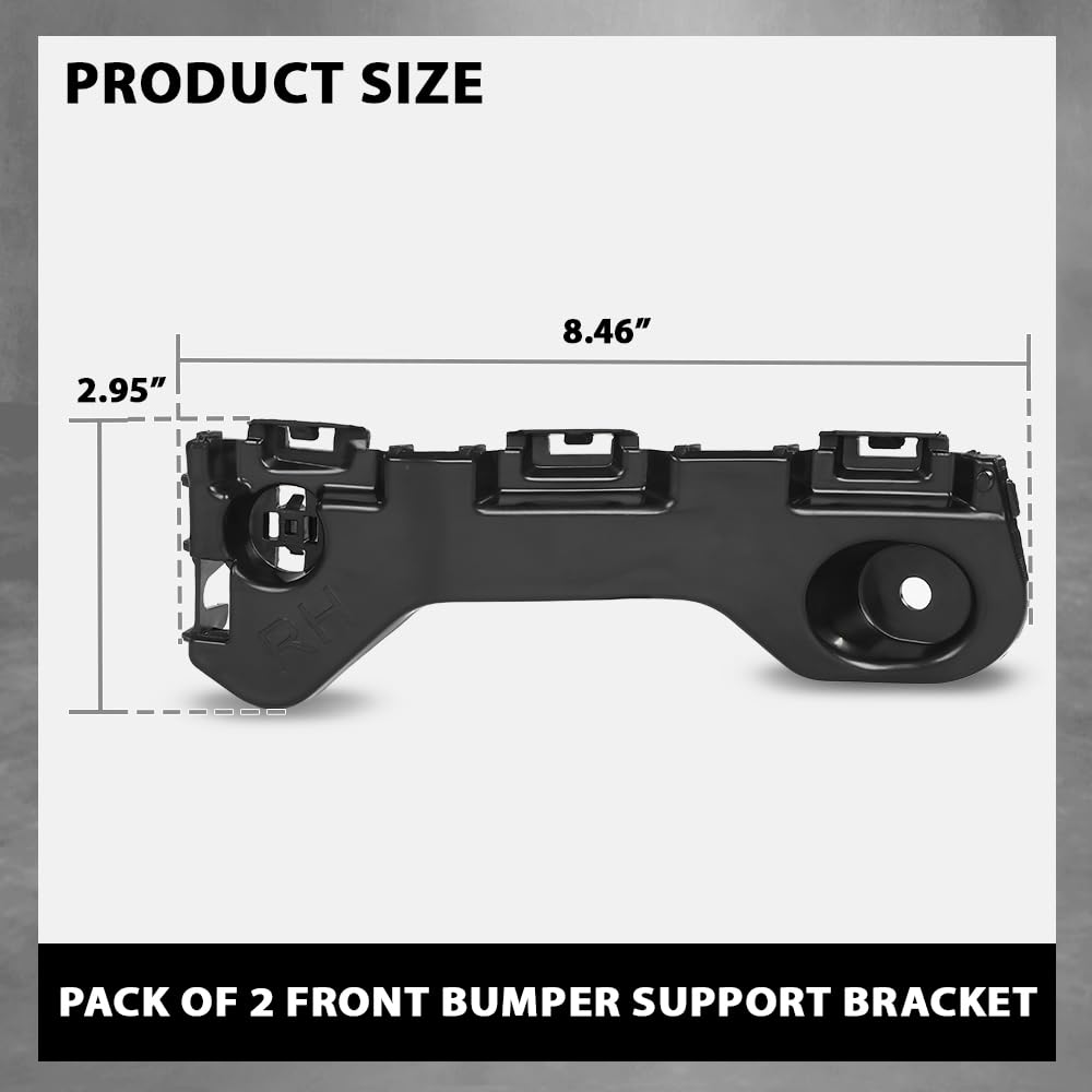 G-PLUS 2PCS Front Bumper Support Bracket, Compatible with Ford Edge 2011-2014/ Lincoln MKX 2012-2015, BT4Z17C947A, BT4Z17C947B