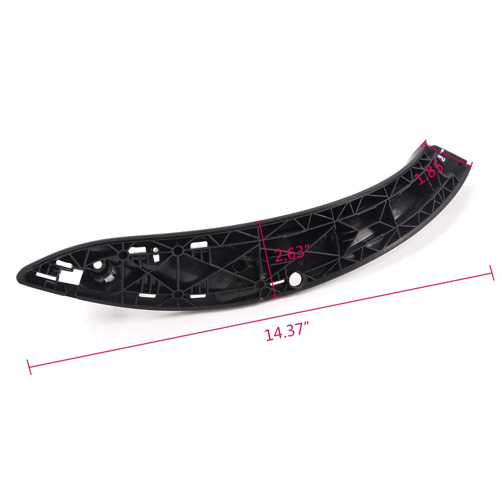 G-PLUS Compatible for BMW 3 Series 4 Series F30 F80 F31 F32 F33 F34 F35 F82 F83 Front Left Driver Side Black Inner Trim Door Pull Handle 51417279311