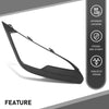 G-PLUS Front Right Bumper Fog Light Lamp Cover Bezel, Compatible with Ford EcoSport 2018-2021, Passenger Side, GN1Z15266AA, FO1039185