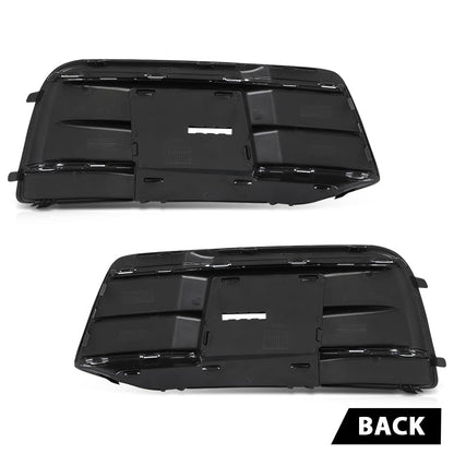 G-PLUS Pair Front Bumper Cover Grille Bezel Insert, Compatible with Audi Q5 2018-2022 Standard Version, LH Driver & RH Passenger 2PCS, 80A807679D, 80A807679DRU6